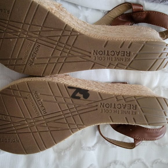 Kenneth Cole Reaction Wedge Espadrilles Shoes Size 8 Brand New! - Picture 4 of 5